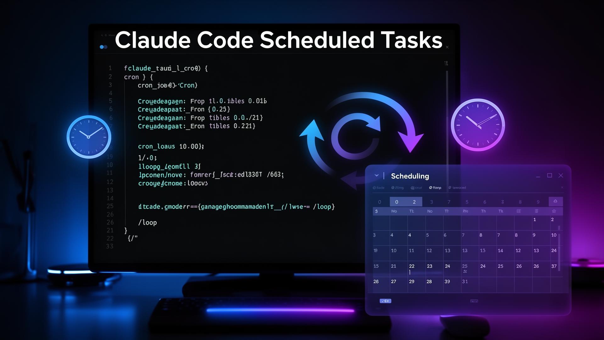 Scheduled Tasks ב-Claude Code: המדריך המלא ל-/loop, תזמון...